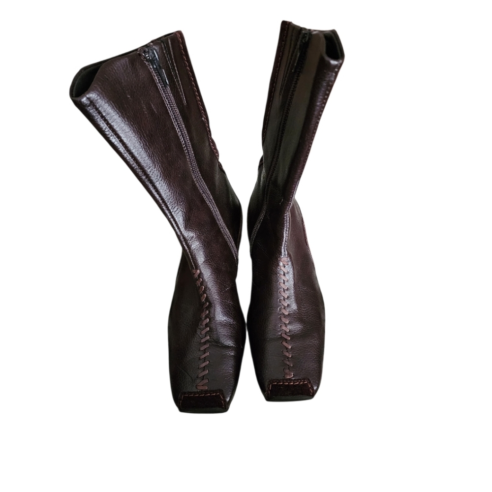 Paul Green Leather And Suede Boots